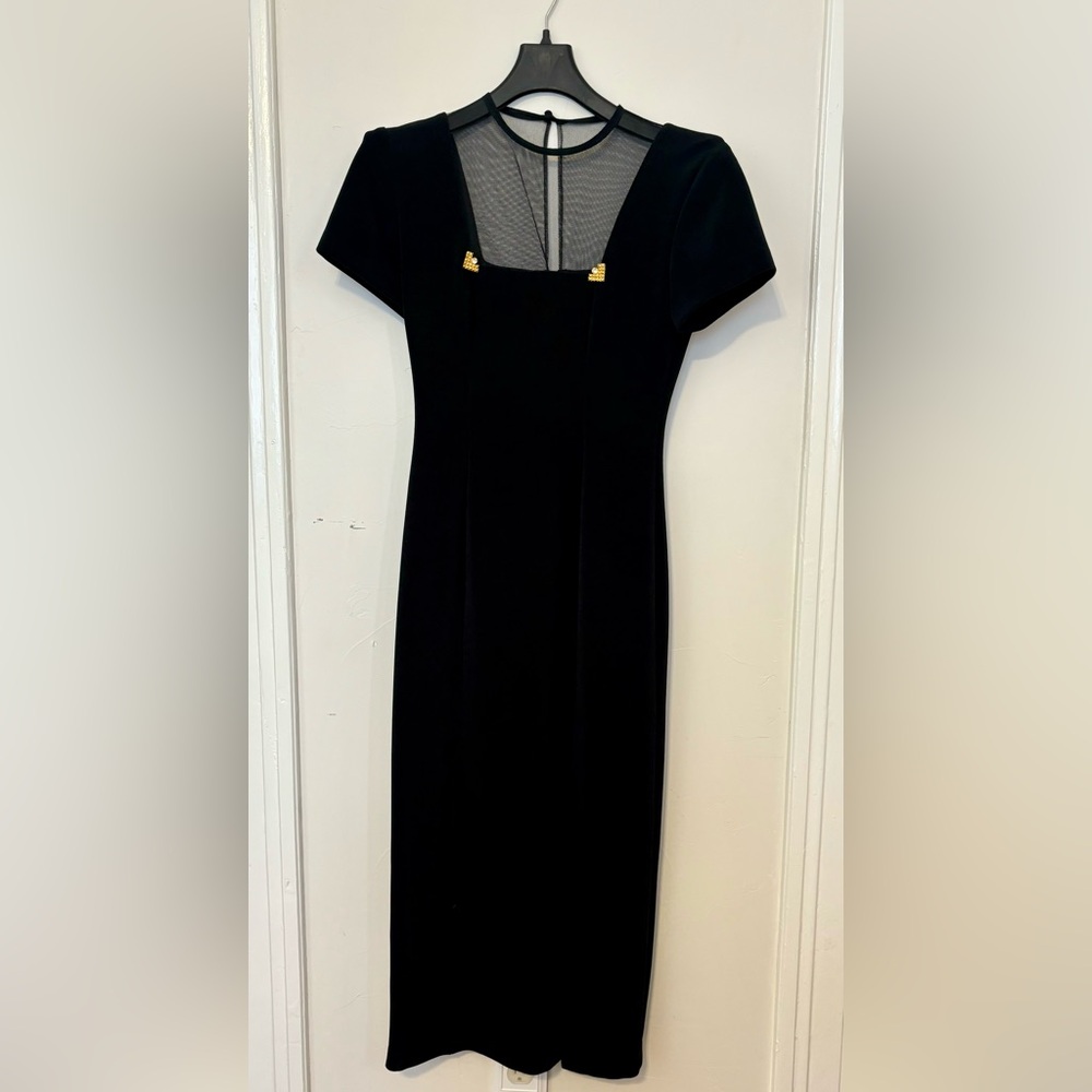 Vintage Jessica Howard Black Velvet Dress